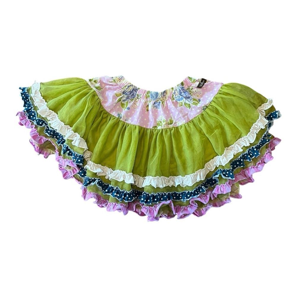 Matilda Jane Girls Ruffle Layered Skirt Size 6